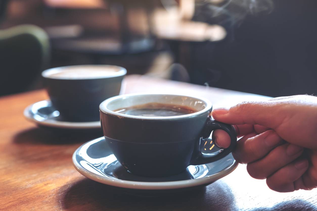 préparer tasse café maison
