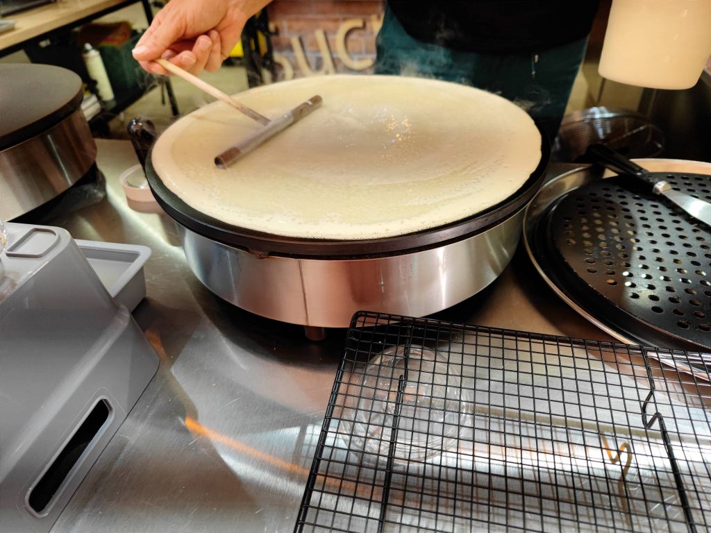 crêpière professionnelle, crêpière semi-pro